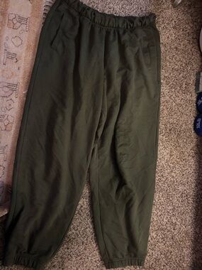 Aerie Jet Setter Joggers in Green